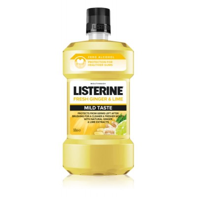 Listerine® Fresh Ginger & Lime Mild Taste 500 ml eshop