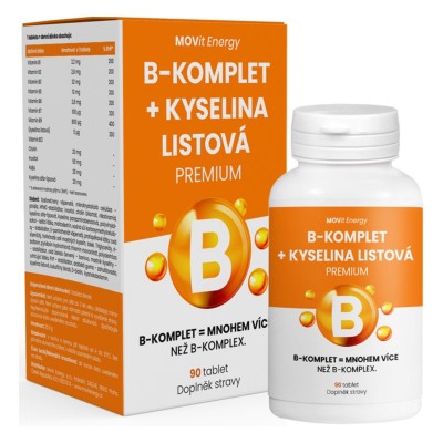  MOVit B-Komplet + Kyselina listová PREMIUM 90 tabliet eshop